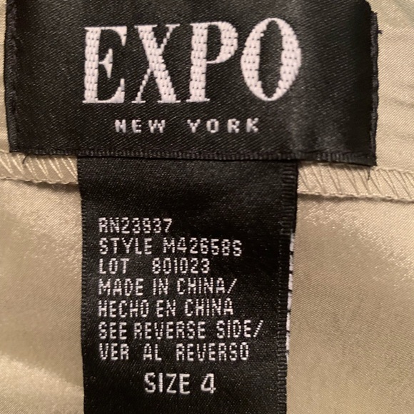 NWT Expo New York 2 Piece Beaded Jacket/Top Set - Picture 7 of 8